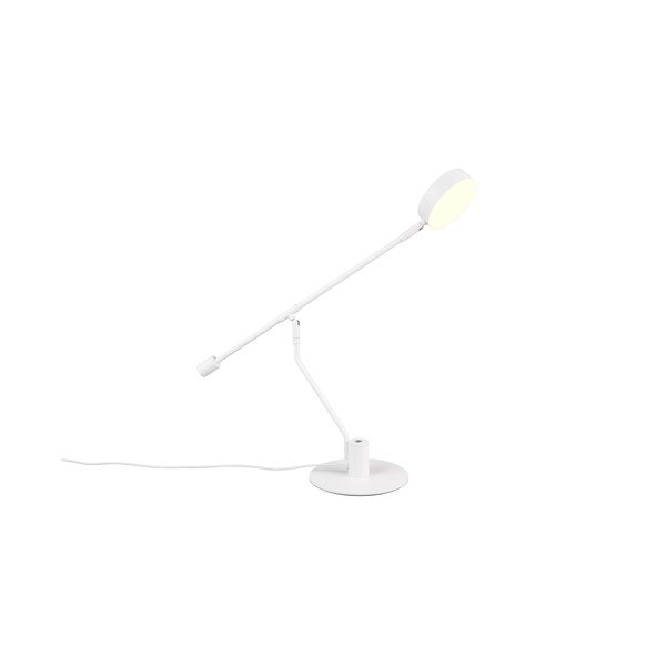 Matt fehér LED asztali lámpa hajlítható szerkezettel (magasság 64 cm) Manduro – Trio-image-4