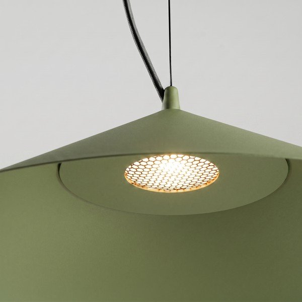 Khaki fém LED függőlámpa ø 50 cm FINT – Thoro-image-3