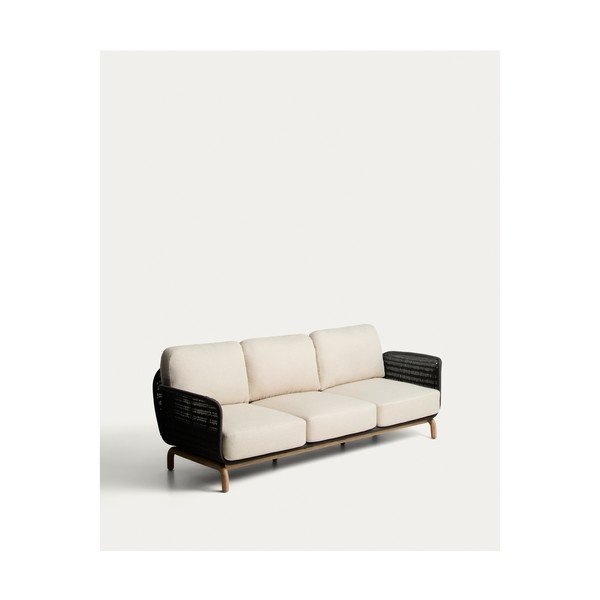 Szürke-bézs kárpitozott kerti kanapé Alipa – Kave Home-image-3