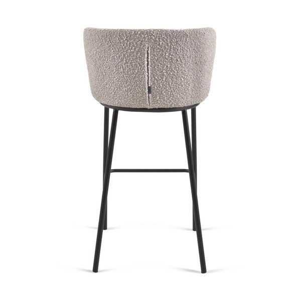 Világosszürke bárszék (ülésmagasság 75 cm) Ciselia – Kave Home-image-4