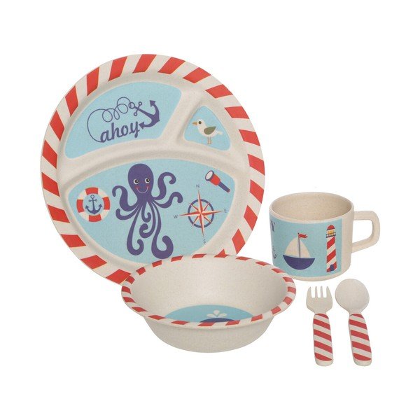 Bambusz gyerek étkészlet 5 db-os Eden – Premier Housewares