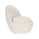 Krémszínű fotel Nash – White Label