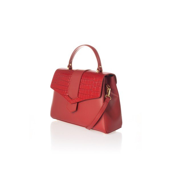 Marta piros bőrtáska - Federica Bassi-image-3