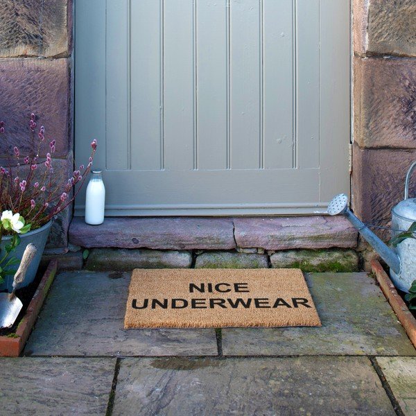 Kókuszrost lábtörlő 40x60 cm Nice Underwear – Artsy Doormats-image-3