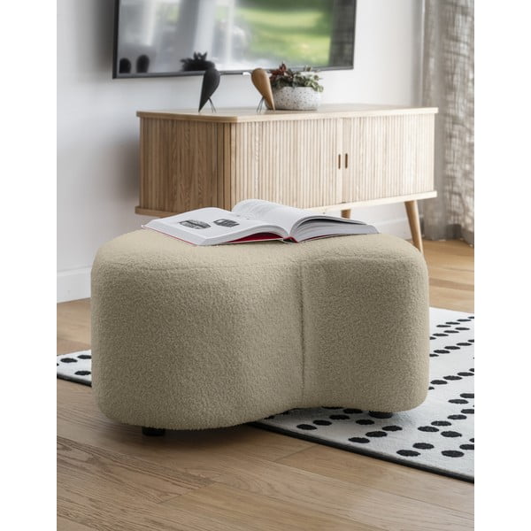 Bézs buklé puff Miuf – Miuform-image-1