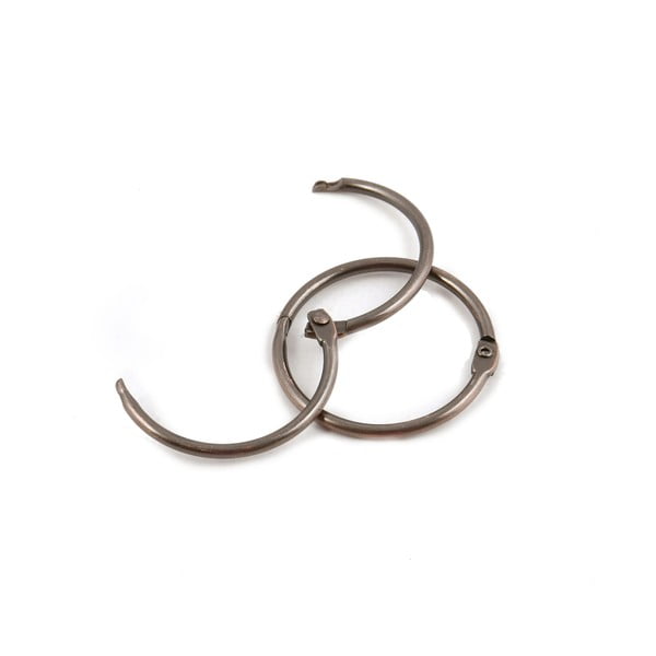 Rézszínű zuhanyfüggöny karika szett 12 db-os Ringo Small – Spirella-image-4