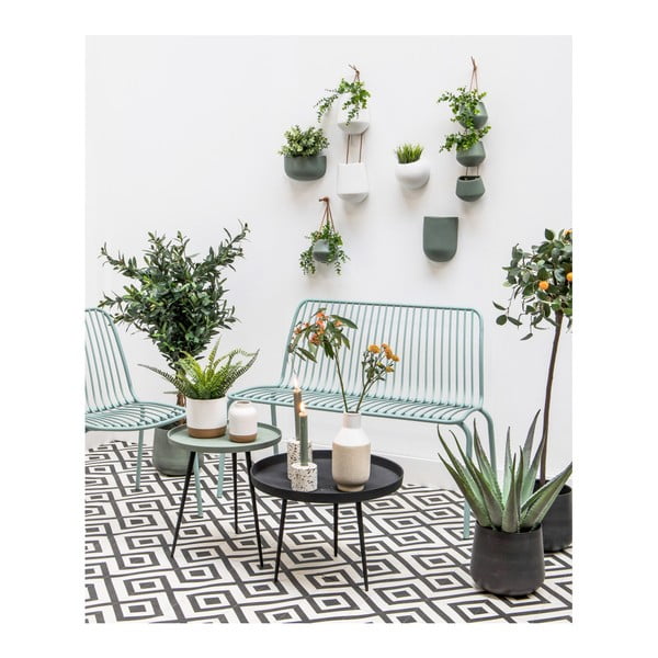 Skittle Doble matt fehér dupla függő kerámiakaspó - PT LIVING-image-1