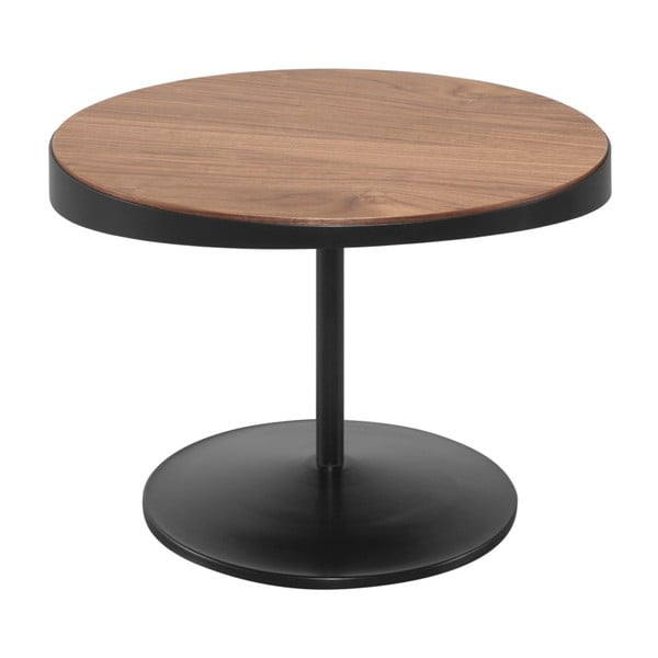 Drop kisasztal diófa asztallappal, Ø 60 cm - Wewood - Portuguese Joinery