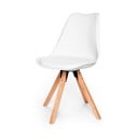 Gina 2 db fehér szék, bükkfa lábakkal - Bonami Essentials