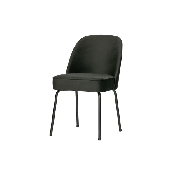 Fekete bársony étkezőszék szett 2 db-os Vogue – WOOOD-image-2