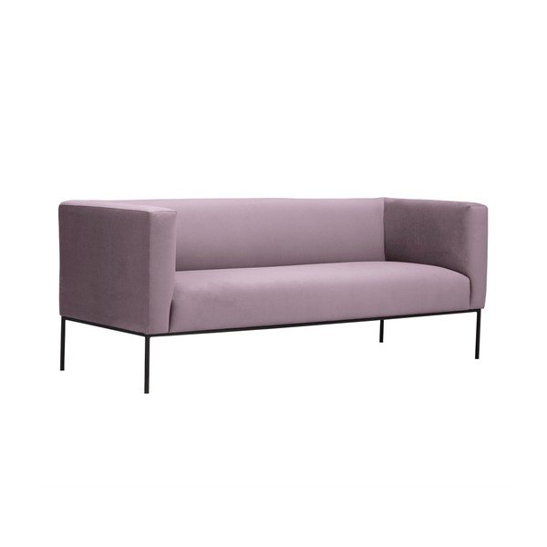 Neptune púderrózsaszín bársony kanapé, 195 cm - Windsor & Co Sofas-image-2