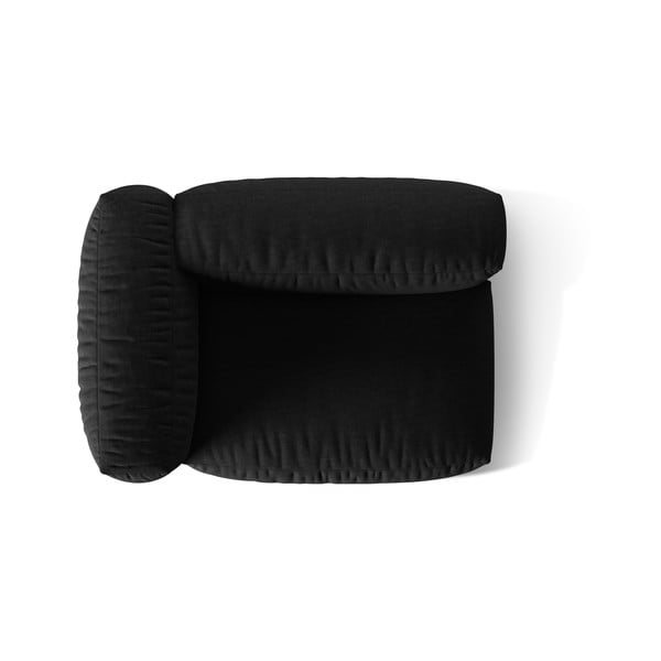 Fekete kanapé modul (bal oldali) Martina – Micadoni Home-image-4