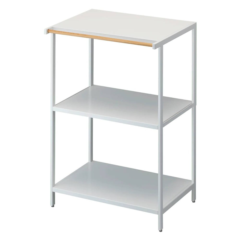 Matt fehér acél polcos állvány 60x90x46,5 cm Tower  YAMAZAKI