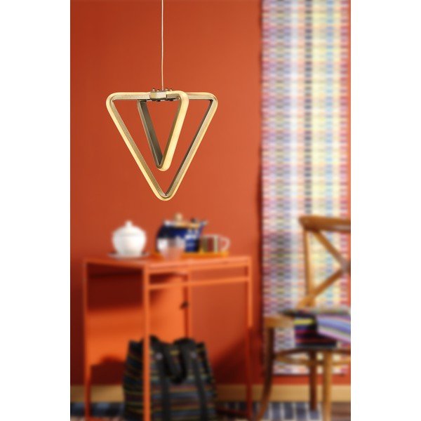 Bronzszínű fém LED függőlámpa ø 20 cm Baris – Squid Lighting-image-1