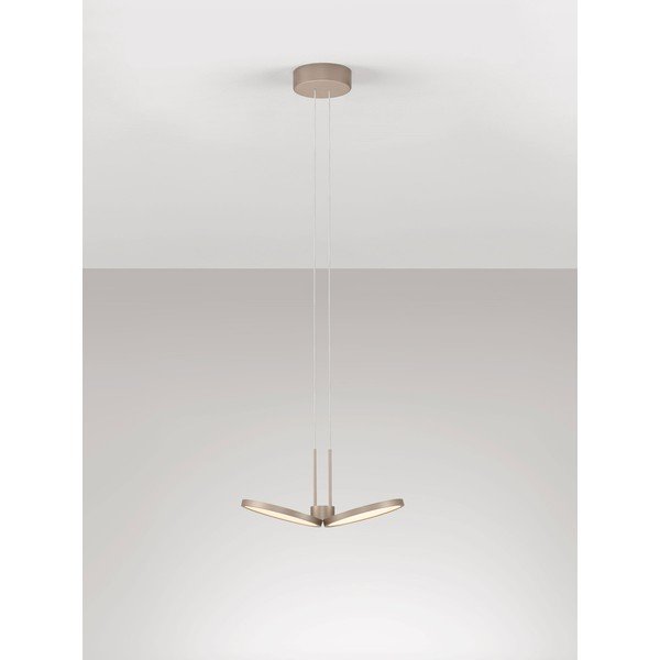 Matt aranyszínű alumínium LED dimmelhető függőlámpa ø 32,5 cm Vea – Nova Luce-image-4
