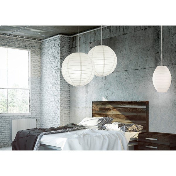 Fehér lámpabúra ø 40 cm Paper – Trio-image-2