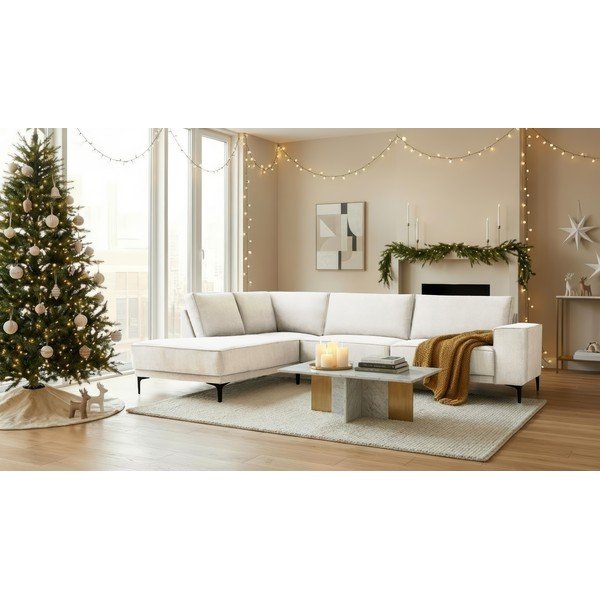 Krémszínű sarokkanapé (bal oldali) Copenhagen – Scandic-image-2