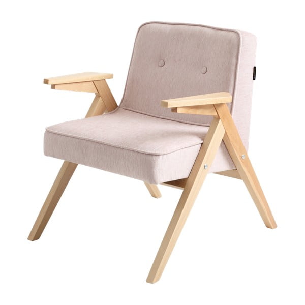 Vinc világos rózsaszín fotel - Custom Form