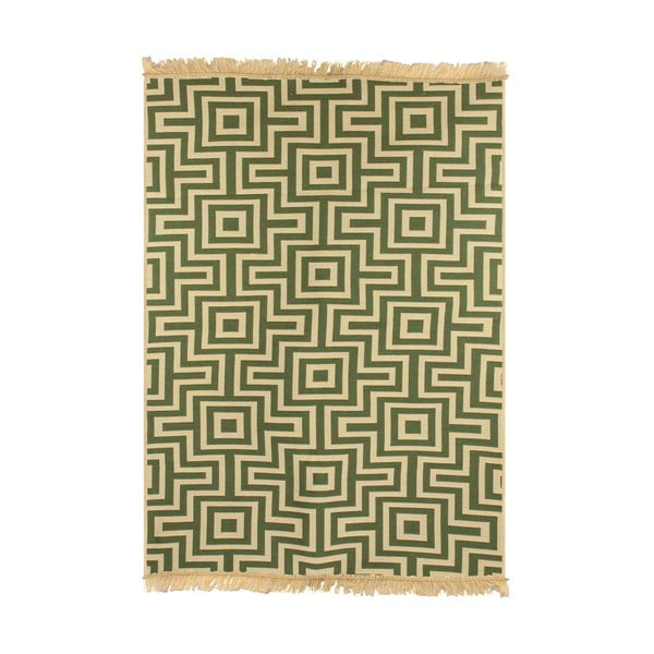 Ya Rugs Kare zöld szőnyeg, 80 x 150 cm