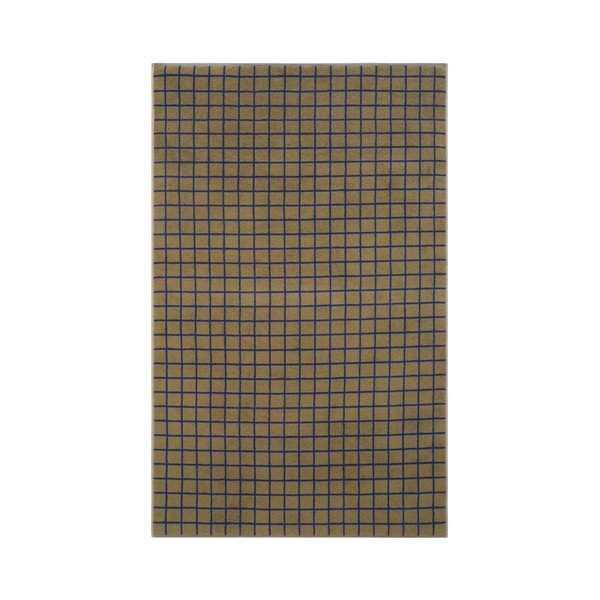 Zöld-kék pamut fürdőlepedő 90x150 cm Grid – Jotex-image-2