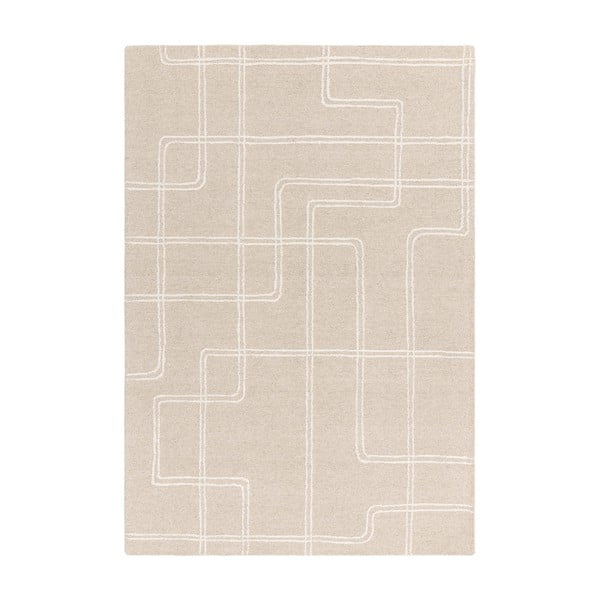 Bézs kézi szövésű gyapjú szőnyeg 200x300 cm Ada – Asiatic Carpets