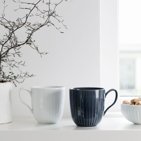 Hammershoi fehér porcelán bögre, 330 ml - Kähler Design-image-2