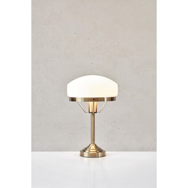 Krémszínű-sárgaréz színű asztali lámpa (magasság 39 cm) Aurelia – Markslöjd-image-4