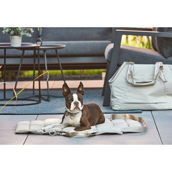 Sötétszürke utazó fekhely kutyáknak 70x100 cm Strada Asphalt M – MiaCara-image-1