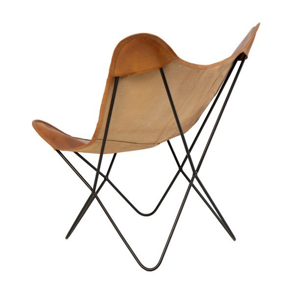 Farfalla barna bőr pillangó alakú szék - sømcasa-image-4