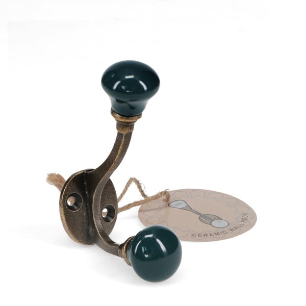 Sötétkék fém fali fogas 3 cm – Rex London-image-2