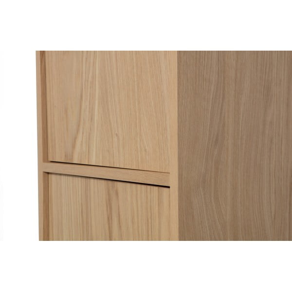 Natúr színű moduláris szekrény tölgyfa dekorral 40x199 cm Modulair – vtwonen-image-1