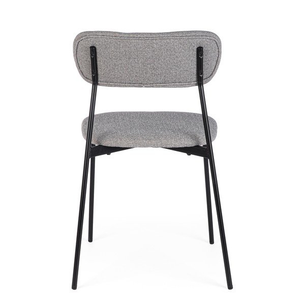 Szürke kárpitozott étkezőszék Inka – Yes Everyday-image-4