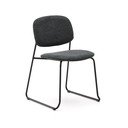 Sötétszürke fém rakásolható étkezőszék Meli – Kave Home