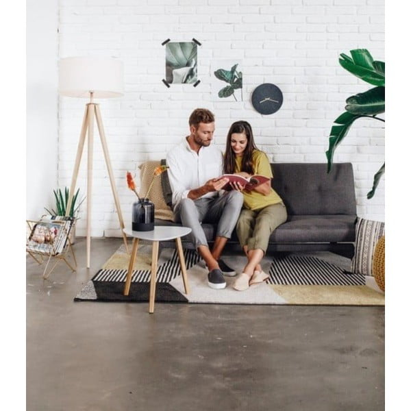 Viby fehér tárolóasztal, 40 x 40 cm - Bonami Essentials-image-1