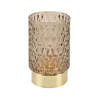 Diamond barna LED üveg lámpadísz - PT LIVING