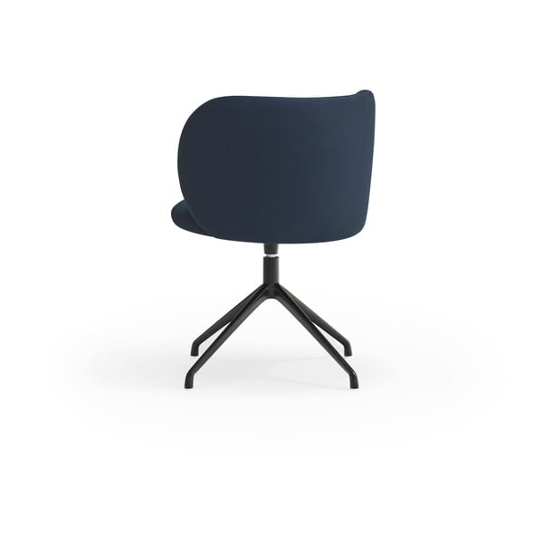 Sötétkék kárpitozott étkezőfotel Mogi – Teulat-image-2