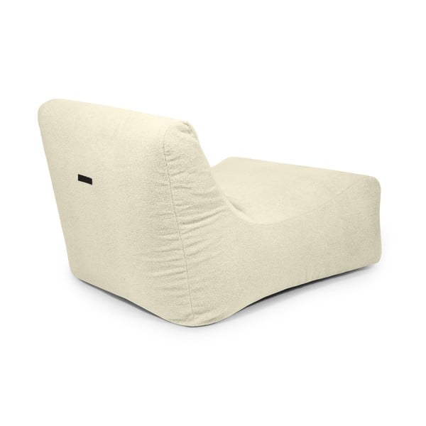Krémszínű buklé babzsákfotel Lounge 100 – SLOWDOWN-image-4