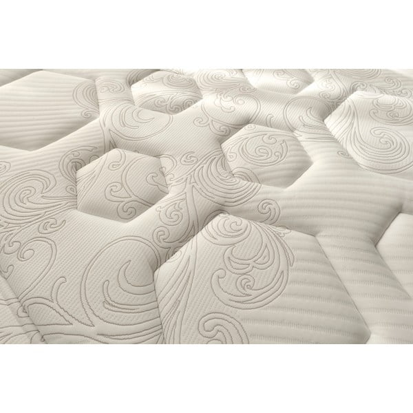 Kemény-közepes keménységű kétoldalas hőszabályozó rugós matrac 140x190 cm  Hexaflex Bagged Springs Gel  – Moonia-image-4