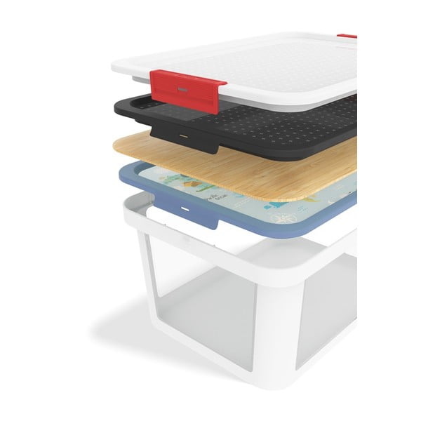 Fehér műanyag tárolódoboz 55,5x39x26,5 cm Albris – Rotho-image-3