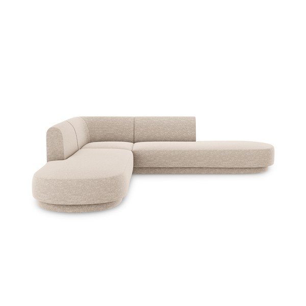 Bézs sarokkanapé Miley – Micadoni Home-image-3
