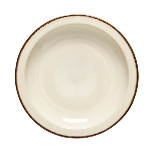 Téglavörös-bézs agyagkerámia desszertes tányér ø 20 cm Poterie – Casafina
