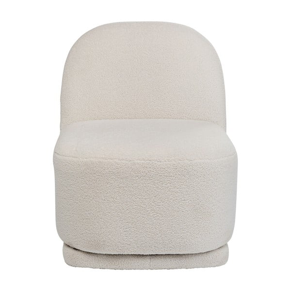Fehér buklé fotel Ted – Kare Design