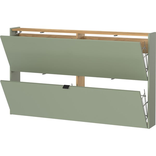 Zöldesszürke billenő ajtós cipőtartó Ameca – Germania-image-3