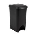 Fekete műanyag pedálos szemetes 40 l - Addis