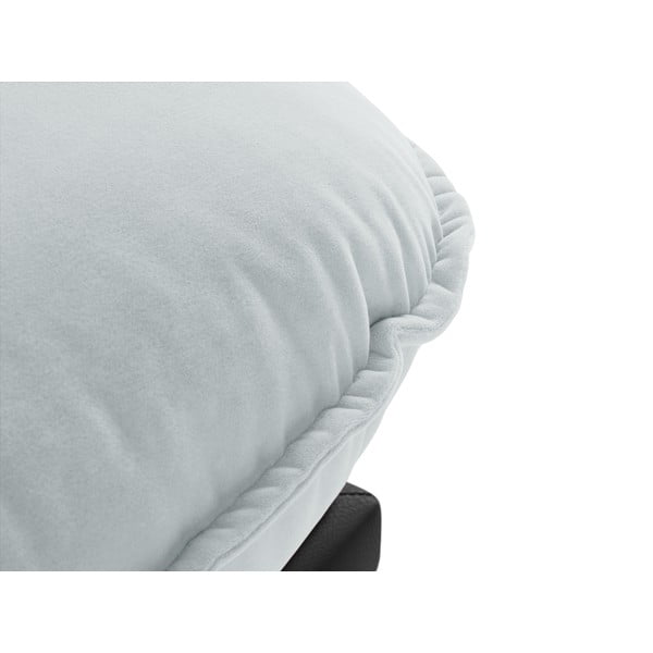 Világosszürke bársony heverő (jobb oldali) Auguste – Interieurs 86-image-1