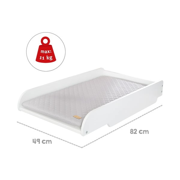 Fehér pelenkázó feltét Style – Roba-image-4