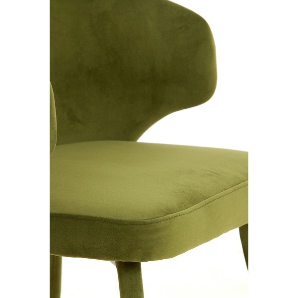 Zöld kárpitozott étkezőfotel szett 2 db-os Kosaka – Light & Living-image-2