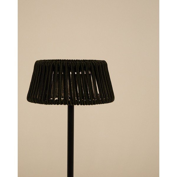 Napelemes LED asztali-hordozható kültéri lámpa ø 11 cm Aldet – Kave Home-image-3