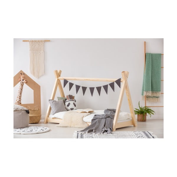 Mila TP házikó gyerekágy borovi fenyőfából, 80 x 160 cm - Adeko-image-2