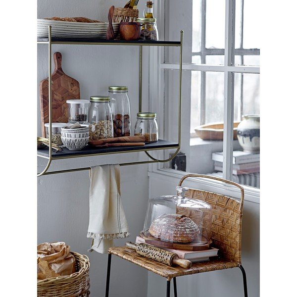 Carly szürke polc aranyszínű részletekkel - Bloomingville-image-1